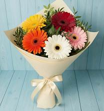 Букет цветов из:  Герберы в Донской Балке
