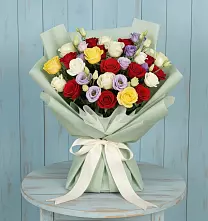 Букет цветов из:  Розы в Донской Балке