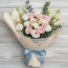 Букет цветов из:  Лизиантусы #REPLACE_PRED# Донской Балке