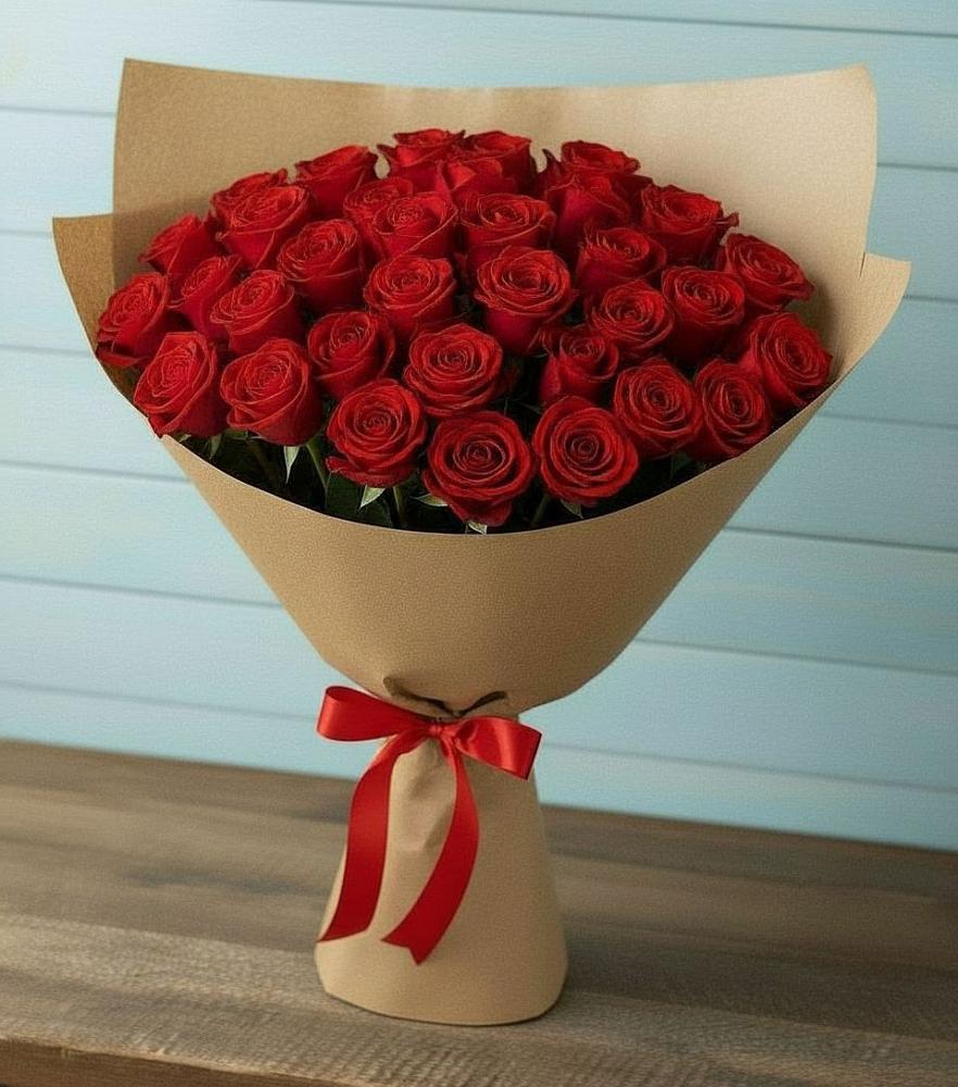 Букет Красные розы Милано в Донской Балке