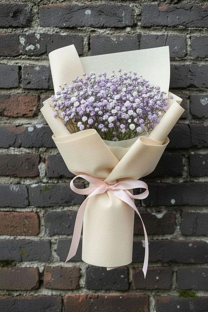 Букет цветов из: Гипсофила в Донской Балке