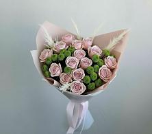 Букет цветов из:  Розы и Хризантемы в Донской Балке