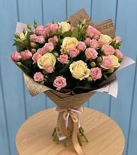 Букет цветов из:  Розы в Донской Балке