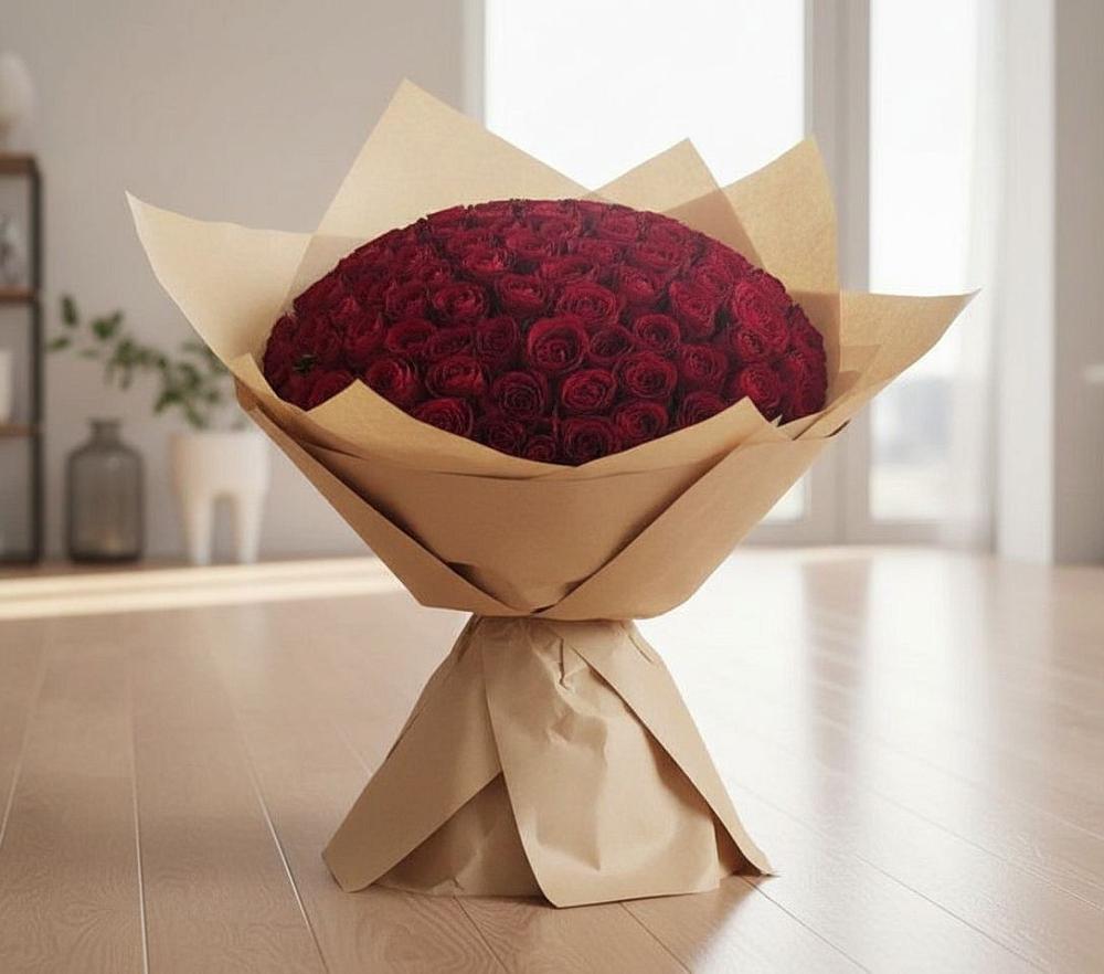 Букет 101 Красная роза в Донской Балке