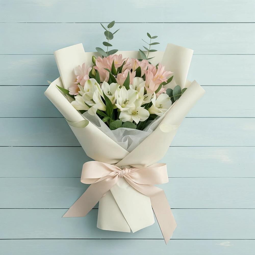 Букет цветов из: Альстромерии в Донской Балке