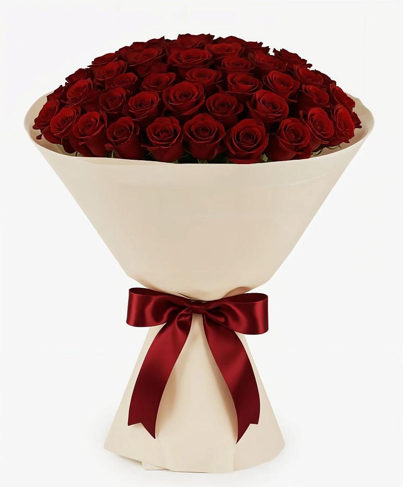 Букет 101 Бордовая роза Блэк Бакарра в Донской Балке